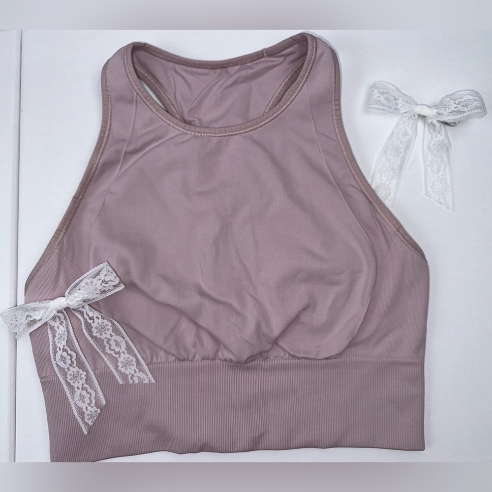 Lululemon High Neck Longline Bra 8